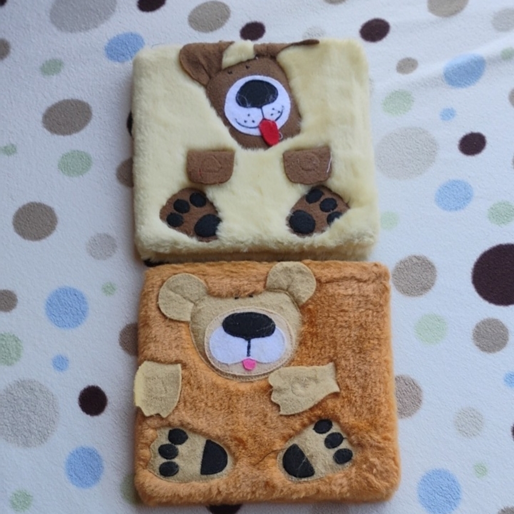 Plush Bear Kids Toy Set - Cream and Tan